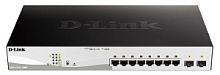 Коммутатор D-Link DGS-1210-10MP/F1A Настраиваемый коммутатор WebSmart с 8 портами 10/100/1000Base-T и 2 портами 1000Base-X SFP (8 портов с поддержкой  DGS-1210-10MP/F1A в магазине "АйТиАйСИ" в Ростове на Дону | itic.ru 