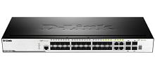 Сетевое оборудование D-Link DGS-3000-28SC/A1A Управляемый стекируемый коммутатор 2 уровня с 20 портами 100/1000Base-X SFP, 4 комбо-портами 10/100/1000 DGS-3000-28SC/A1A в магазине "АйТиАйСИ" в Ростове на Дону | itic.ru 