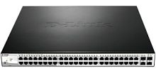 Коммутатор D-Link DGS-1210-52 WebSmart с 48 портами 10/100/1000Base-T и 4 портами 1000Base-X SFP DGS-1210-52/F2A в магазине "АйТиАйСИ" в Ростове на Дону | itic.ru 
