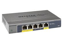 Коммутатор NetGear ProSafe GS105PE-10000S 5G 2PoE 22W неуправляемый GS105PE-10000S в магазине "АйТиАйСИ" в Ростове на Дону | itic.ru 