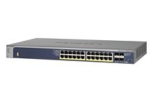 Коммутатор NetGear GSM7224P-100NES управляемый 19U 24x10/100/1000BASE-T 4x10/100/1000BASE-T/Mini GBIC (SFP) GSM7224P-100NES в магазине "АйТиАйСИ" в Ростове на Дону | itic.ru 