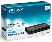 Коммутатор TP-Link TL-SG1008D 8G неуправляемый TL-SG1008D в магазине "АйТиАйСИ" в Ростове на Дону | itic.ru 