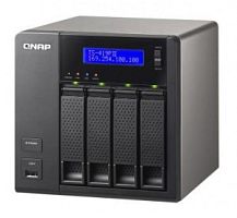 Сетевой накопитель Qnap TS-419P II с четырьмя отсеками для жестких дисков. Marvell 2 ГГц TS-419P II в магазине "АйТиАйСИ" в Ростове на Дону | itic.ru 